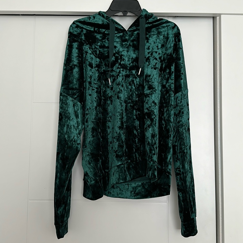 ALFANI Velour Track Top (NWOT)